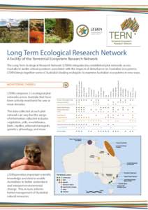 Long Term Ecological Research Network Long Term Ecological Research Network A facility of the Terrestrial Ecosystem Research Network