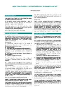 ENQUETE SUR LE NIVEAU ET LA STRUCTURE DU COUT DE LA MAIN-D’ŒUVRE 2012 I. NOTICE EXPLICATIVE REMARQUES GÉNÉRALES Cette enquête a trait à l’exercice[removed]L’unité d’enquête pour laquelle les données sont re