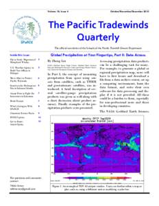 Volume 18, Issue 4  October/November/December 2010 The Pacific Tradewinds  Quarterly 