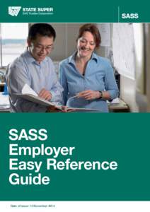 SASS  SASS Employer Easy Reference Guide