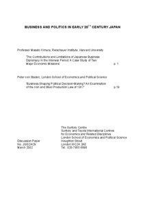 Dan Takuma / Kazoku / Anglo-Japanese Alliance / Economy of Japan / Shibusawa Eiichi / Japan–United States relations / Russo-Japanese War / Taishō period / Germany–Japan relations / International relations / Japan / Asia