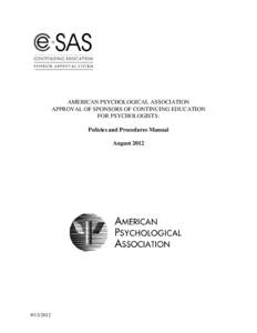 AMERICAN PSYCHOLOGICAL ASSOCIATION