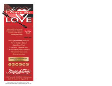 Share the Love flyer 3up 2014