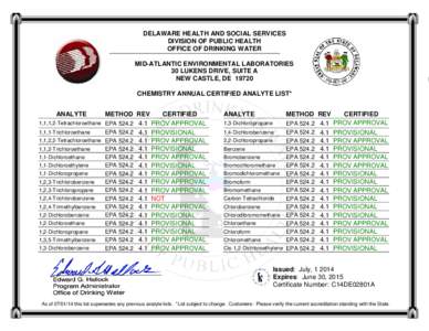 Medicine / Alkenes / Halogenated solvents / Emission standards / Pesticides / United States Environmental Protection Agency / 1 / 3-Dichloropropene / Trichloroethylene / 1 / 2-Dichloroethane / Chemistry / Organochlorides / Pollution