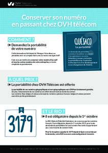 OVH Télécom L’opérateur qui connecte vos idées 54524122012104410596548128964576321596544866329874557645608545241220121044105965481 89645763215965448663298745576456425440427542069863838345242121235687424680757685356