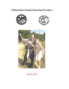 Fishing Rodeo Standard Operating Procedures  February[removed]-