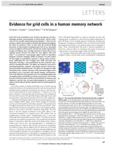 Evidence for grid cells in a human memory network