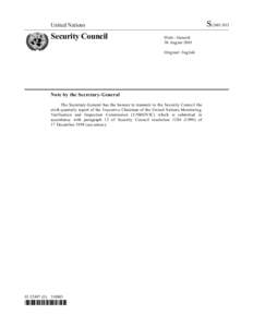 Iraq / United Nations Security Council Resolution / Alexander Coker / Iraq and weapons of mass destruction / Asia / United Nations Monitoring /  Verification and Inspection Commission