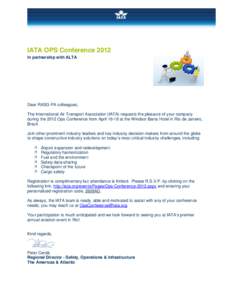 Microsoft Word - IATA OPS Conference Invitation.doc