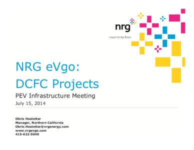 02_NRG eVgo PEV Infrastructure Meeting[removed]OH