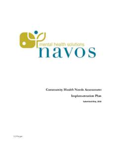 Community Health Needs Assessment Implementation Plan Submitted May, 2014 1|Page