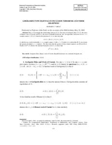 ETNA  Electronic Transactions on Numerical Analysis. Volume 12, pp[removed], 2001. Copyright  2001, Kent State University. ISSN[removed].