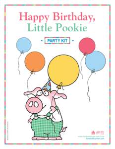 Happy Birthday, Little Pookie Illustrations © 2010 by Sandra Boynton.  PARTY