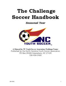 The Challenge Soccer Handbook Seasonal Year