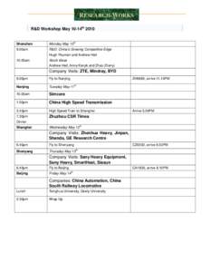Microsoft Word - R&D Schedule and Front Page.doc