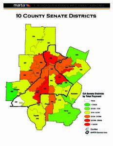 10CountySenateDi stri cts State of Georgia Contract Payments by Senate District