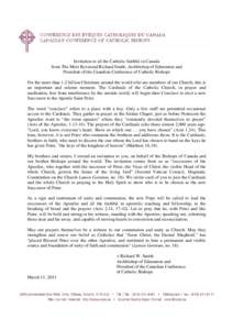 Statement by President as Conclave begins-formatté