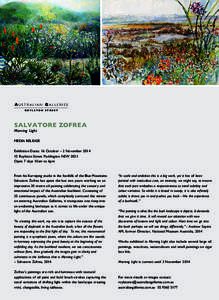 Painting / Visual arts / Salvatore Zofrea / Landscape art