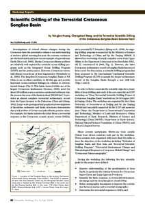 Workshop Reports  Scientific Drilling of the Terrestrial Cretaceous Songliao Basin by Yongjian Huang, Chengshan Wang, and the Terrestrial Scientific Drilling of the Cretaceous Songliao Basin Science Team