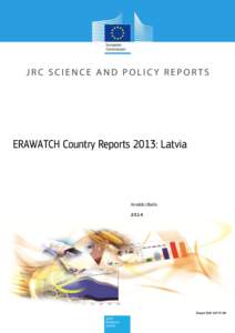 ERAWATCH Country Reports 2013: Latvia  Arnolds Ubelis[removed]Report EUR[removed]EN