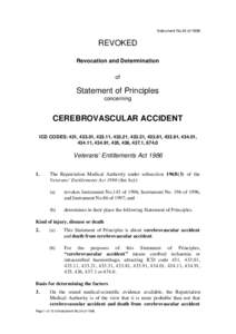 Medical classification / International Statistical Classification of Diseases and Related Health Problems / World Health Organization / Cerebrovascular disease / Stroke / NOS / Medicine / Health / Psychopathology