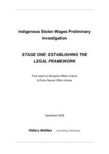 Microsoft Word - Stolen Wages Report Stage 1 -final Sep 09 response to AAV edits.doc