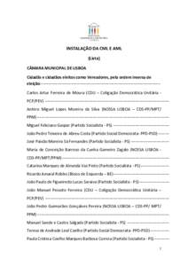 LISTA - INSTALACAO DA CML E AML revista HR