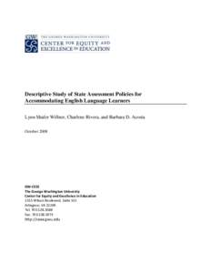 Linguistic rights / Education in the United States / English-language learner / Second-language acquisition / Inclusion / No Child Left Behind Act / Ell / General Educational Development / English as a foreign or second language / Education / Education policy / English-language education