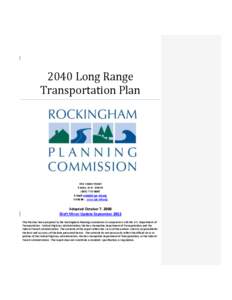 [removed]Long Range Transportation Plan