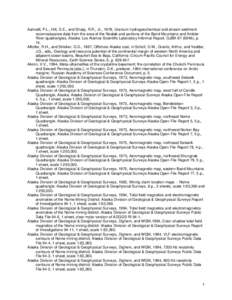 Appendix C: Geologic Reference List for Locatable and Salable Minerals, Kobuk-Seward Peninsula Planning Area