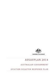 AUSAVPLAN 2014—Australian Governemtn aviation disaster response plan