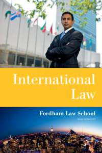 International Law Fordham Law School New York City  International Law at Fordham law