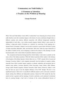 Cognitive science / Mental processes / Cognitive linguistics / Semantics / Neuropsychological assessment / Mental operations / Gilles Fauconnier / Attention / Mental space / Science / Ethology / Mind