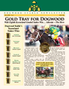 Partnerships / Dogwood Dominion Award / Summer Squall / Vosburgh Stakes / Smoke Glacken / Todd Pletcher / Churchill Downs / Dallas Stewart / Pennsylvania Derby / Horse racing / Eclipse Award winners / Dogwood Stable