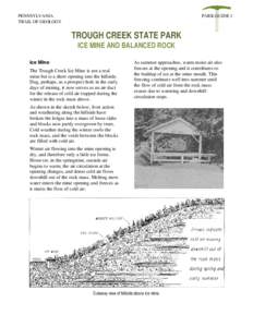 Trough Creek State Park—Ice Mine and Balanced Rock