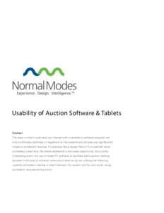 Auction Software White Paper