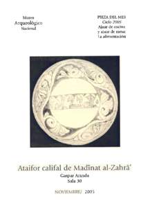 Pieza del mes Nov[removed]Ataifor califal de Medina Azahara.pdf