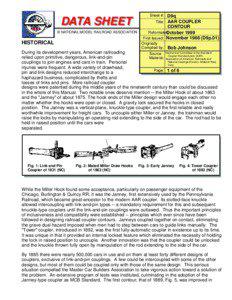 DATA SHEET © NATIONAL MODEL RAILROAD ASSOCIATION