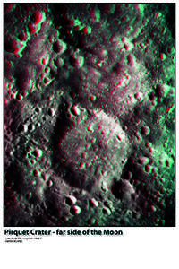 Pirquet Crater - far side of the Moon Latitude 20.3° S, Longitude 139.6° E (NASA/JSC/ASU) 