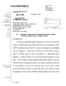 Law / DePuy / DePuy Hip Recall / Multidistrict litigation / Class action / Hip resurfacing / Lawsuit / Discovery / Johnson & Johnson / Medicine / Orthopedic surgery