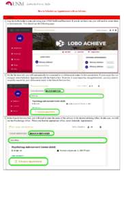 How to Schedule an Appointment with an Advisor. Action 1. Log into LoboAchieve.unm.edu using your UNM NetID and Password. If you do not have one, you will need to create them at netid.unm.edu. You should see the followin