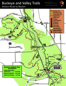 Long-distance trails in the United States / Brecksville /  Ohio / Brandywine Falls / Buckeye Trail / Geography of the United States / Cuyahoga Valley National Park / Ohio / Greater Cleveland