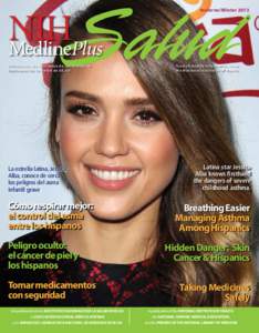 NIH MedlinePlus Salud Invierno/Winter 2013