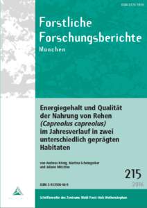 Forstliche Forschungsberichte München  NrSchriftenreihe des Zentrums Wald-Forst-Holz Weihenstephan