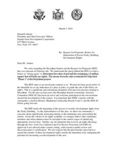 Microsoft Word - Farley Air Rights RFP Sign-on letter to the Empire State Development Corporation.docx