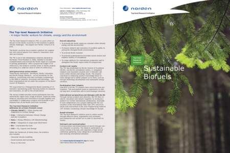 Environment / Sustainable biofuel / Second generation biofuels / Renewable fuels / Ethanol fuel / Chemrec / Sustainable energy / Issues relating to biofuels / Bioenergy Action Plan / Biofuels / Sustainability / Energy