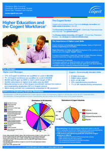 The Sector Skills Council for Chemicals, Pharmaceuticals, Nuclear, Oil and Gas, Petroleum and Polymers www.cogent-ssc.com  The Cogent Sector