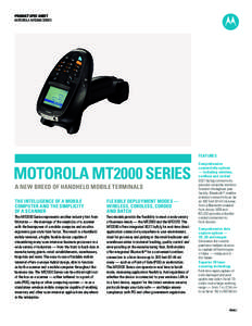 Motorola MT2000 Series - A new breed of handheld mobile terminals