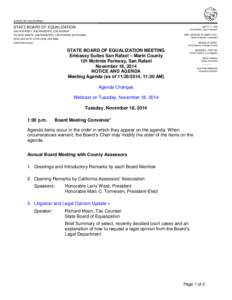 BOE Public Agenda Notice November 18, 2014