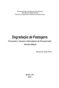 Empresa Brasileira de Pesquisa Agropecuária Embrapa Amazônia Oriental Ministério da Agricultura, Pecuária e Abastecimento